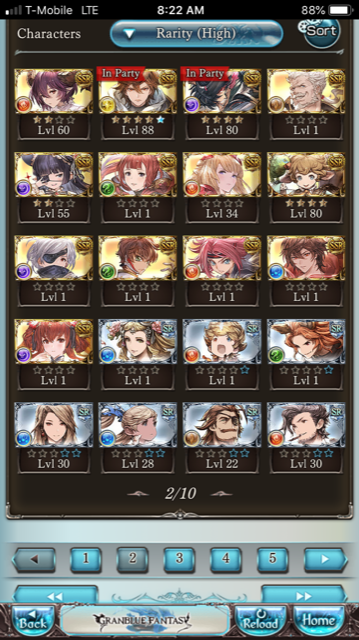 Granblue Fantasy account. actually, this is the NORMAL amount of 5-stars, usually by then, 35 5-stars are needed and expected